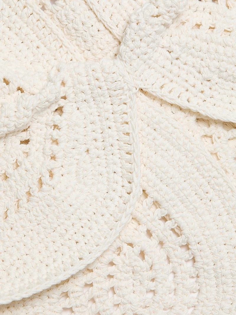 Emelia Floral Crochet Cotton Top