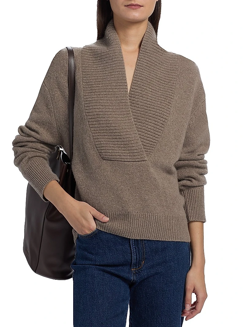 Makela Cashmere Wrap Sweater