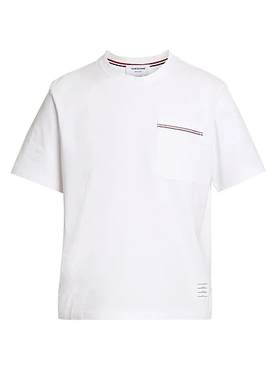 Embroidered RWB Pocket Jersey T-Shirt