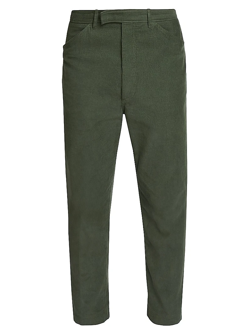 Narrow Wale Corduroy Tapered Chino Sailor Pants