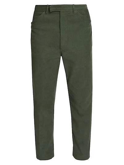 Narrow Wale Corduroy Tapered Chino Sailor Pants