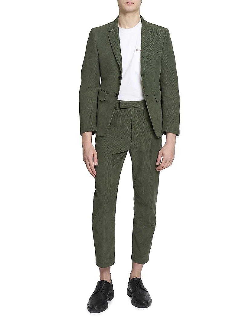 Narrow Wale Corduroy Tapered Chino Sailor Pants
