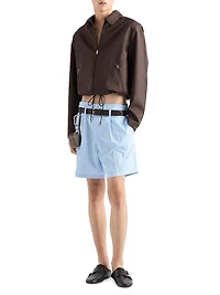 Mohair and Silk Blouson Jacket