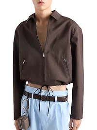 Mohair and Silk Blouson Jacket