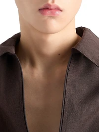 Mohair and Silk Blouson Jacket