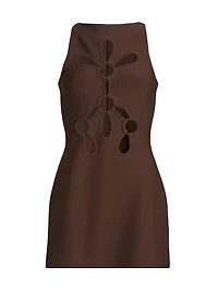 Franco Cut Out Knit Minidress