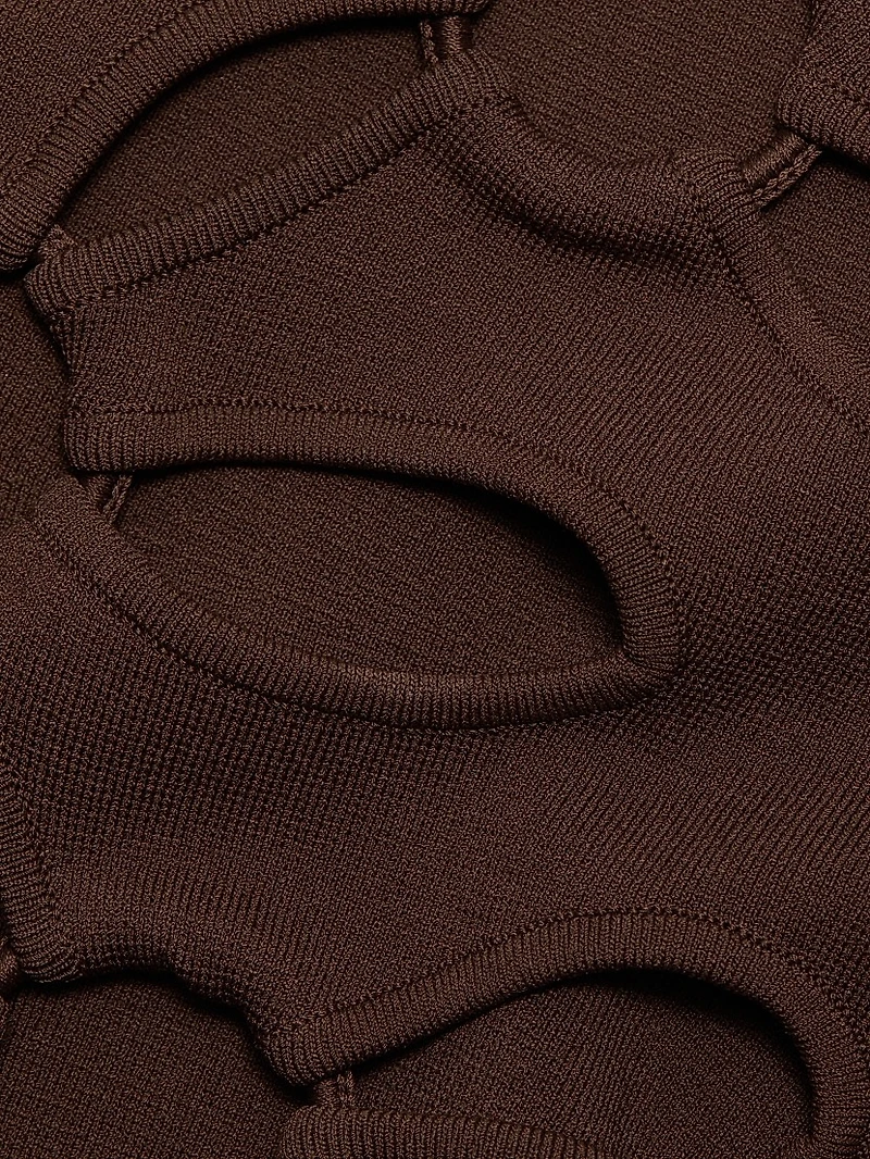 Franco Cut Out Knit Minidress