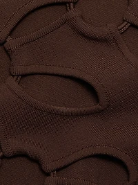 Franco Cut Out Knit Minidress