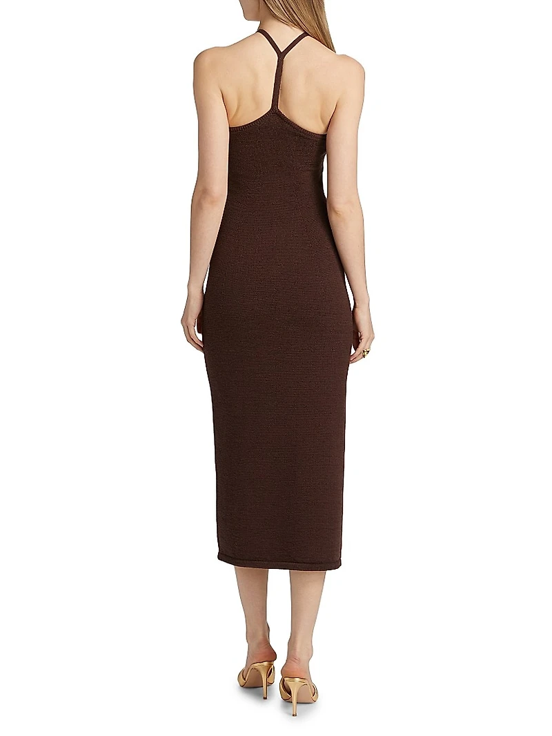 Valma Halterneck Midi-Dress