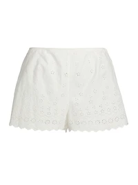 Arbre Cotton Eyelet Shorts