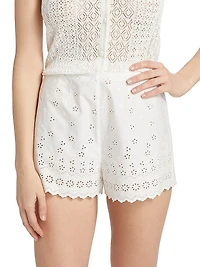 Arbre Cotton Eyelet Shorts
