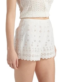 Arbre Cotton Eyelet Shorts