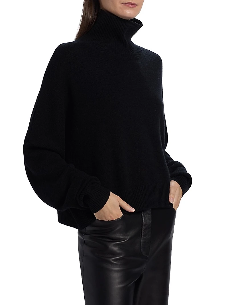 Luke Wool-Cashmere Turtleneck Sweater