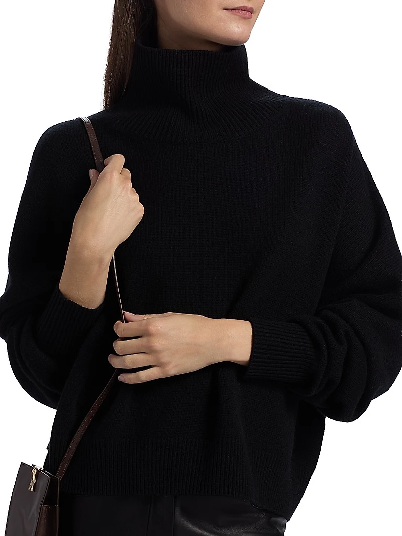 Luke Wool-Cashmere Turtleneck Sweater