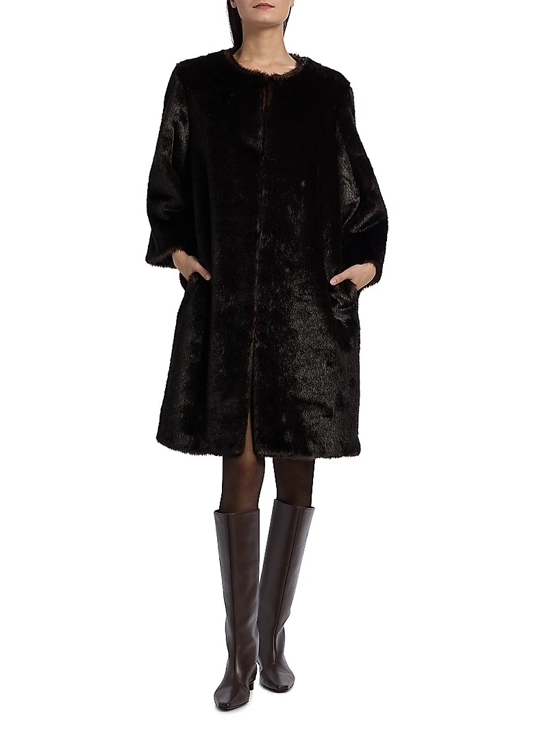 Moore Faux Fur Coat