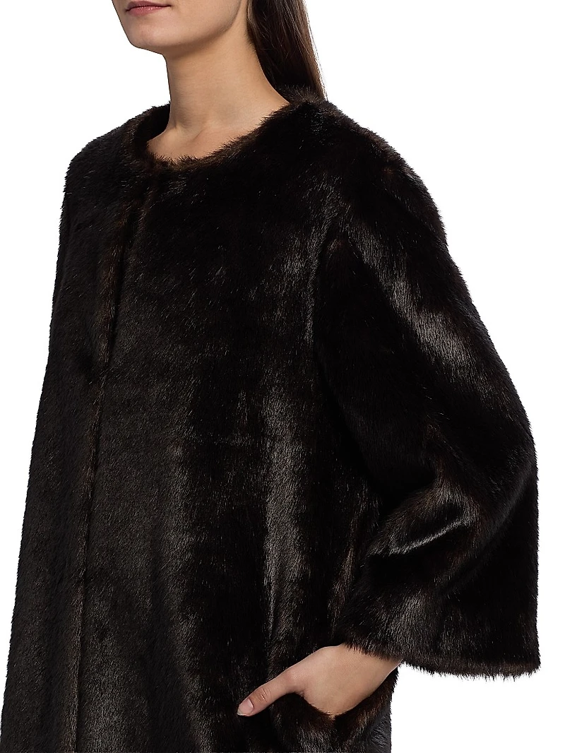 Moore Faux Fur Coat