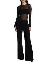 Bandeau Sheer Bodysuit