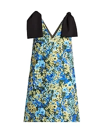 Frances Floral Sleeveless Shift Minidress