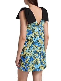 Frances Floral Sleeveless Shift Minidress