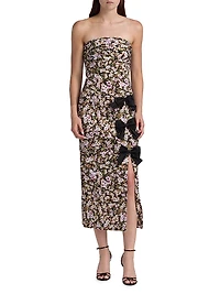 Violetta Floral Bandeau Sheath Dress