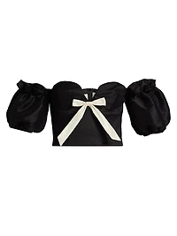 Benazir Taffeta Bow Top