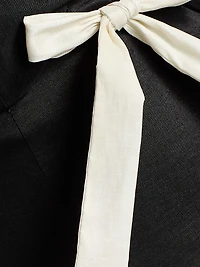 Benazir Taffeta Bow Top