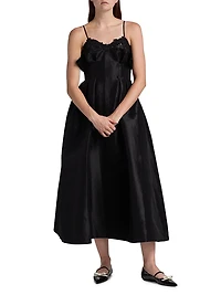 Theresa Taffeta Lace Cocktail Dress