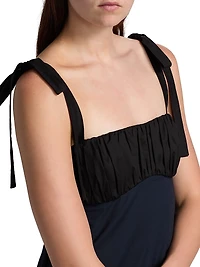 Patsy Shirred Cocktail Dress