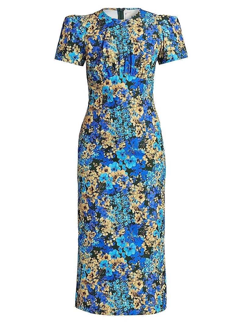 Sygne Twill Olive Sakura Dress