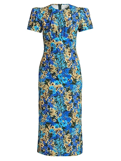 Sygne Twill Olive Sakura Dress