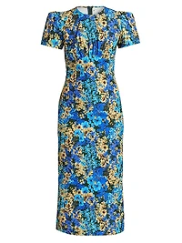 Sygne Twill Olive Sakura Dress