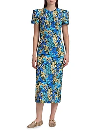 Sygne Twill Olive Sakura Dress
