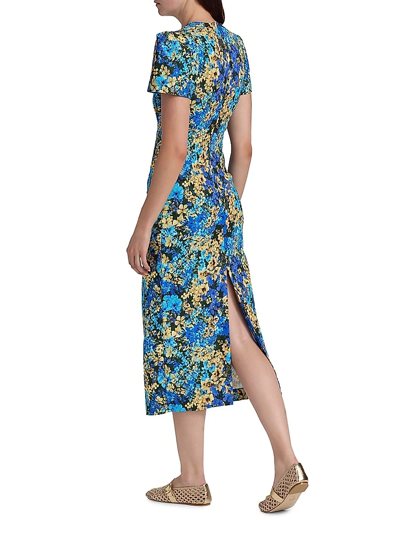 Sygne Twill Olive Sakura Dress