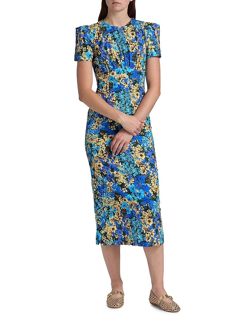 Sygne Twill Olive Sakura Dress