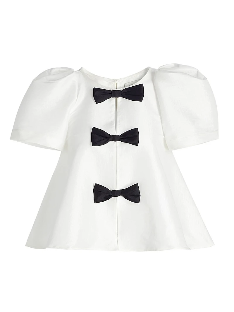 Giorgia Taffeta Bow Top