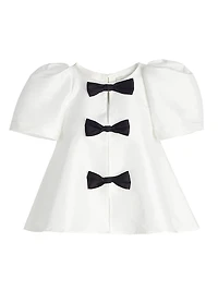 Giorgia Taffeta Bow Top