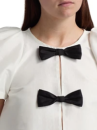 Giorgia Taffeta Bow Top