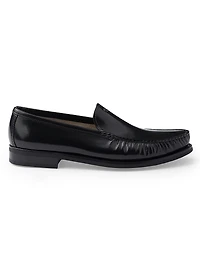 Men's Brushed Leather Loafers