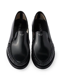 Men's Brushed Leather Loafers