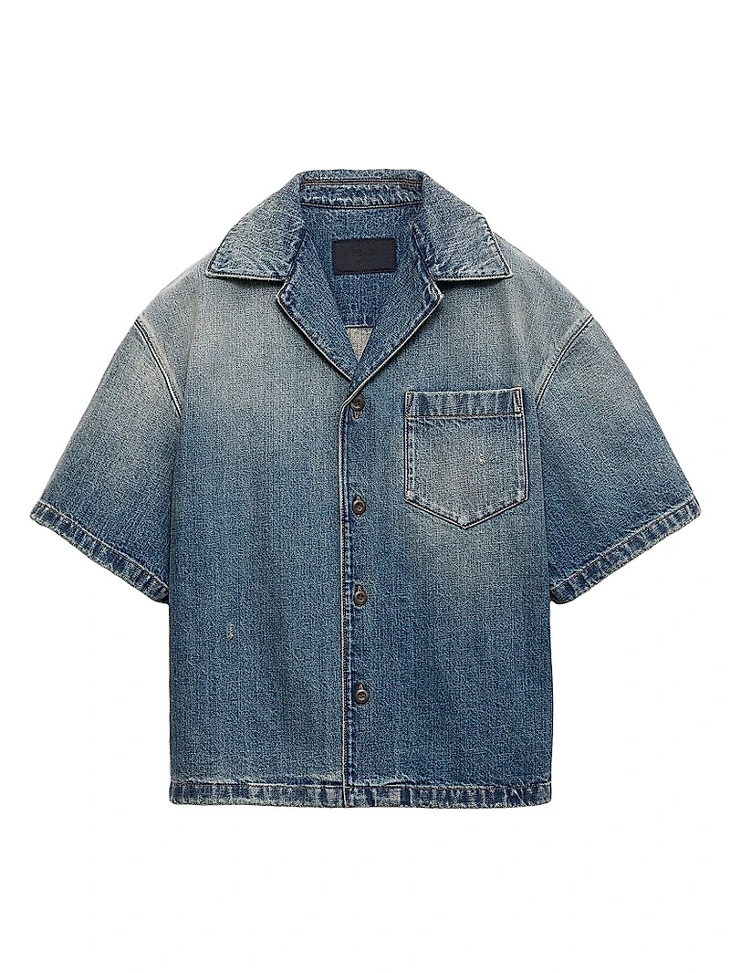 Denim Bowling Shirt