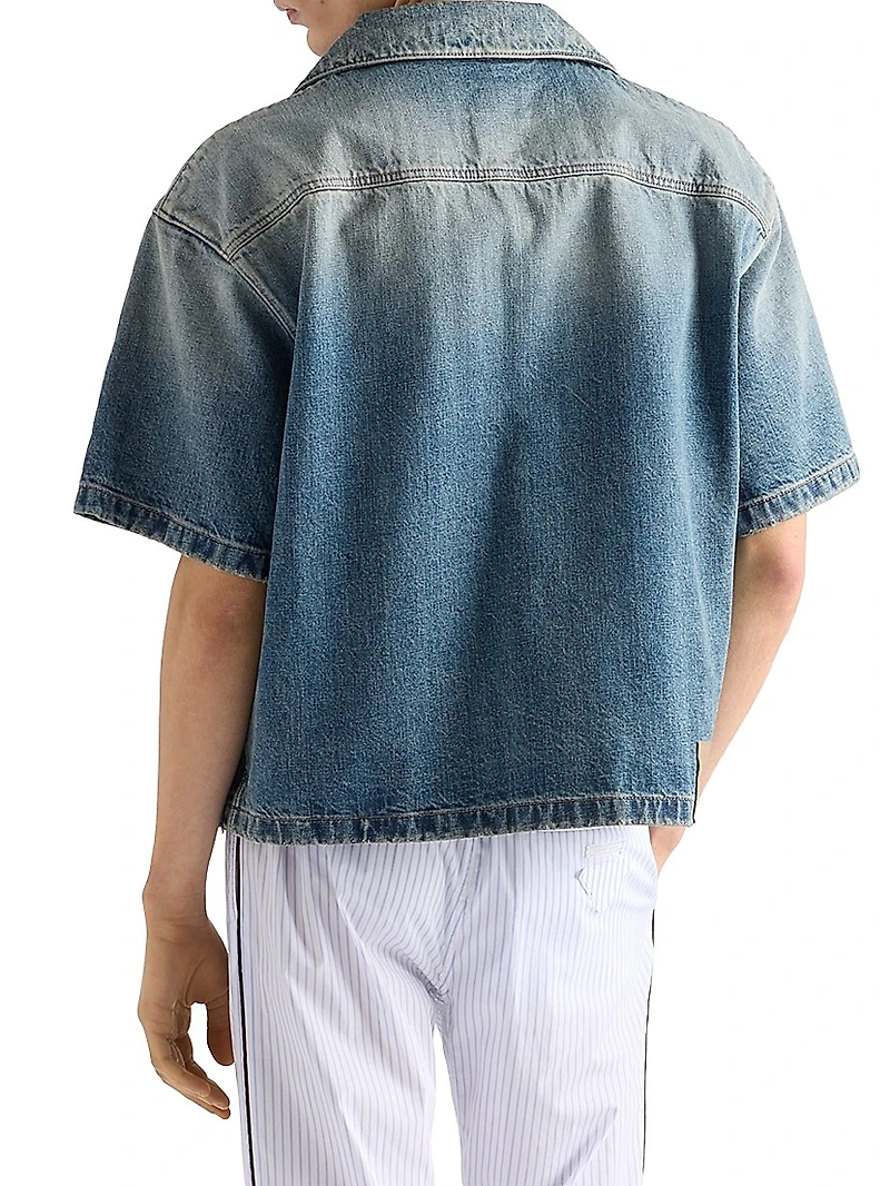 Denim Bowling Shirt