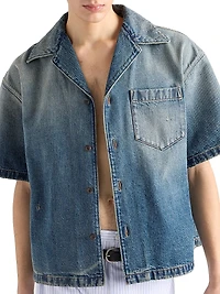 Denim Bowling Shirt