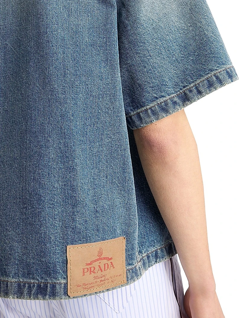 Denim Bowling Shirt