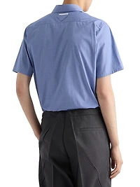 Short-Sleeved Cotton Shirt