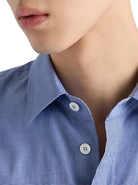 Short-Sleeved Cotton Shirt