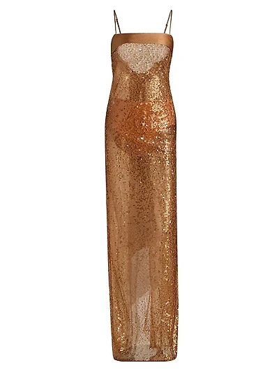 Pailettes Sequined Gown