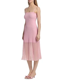 Sheer Knit Cami Dress