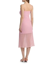 Sheer Knit Cami Dress