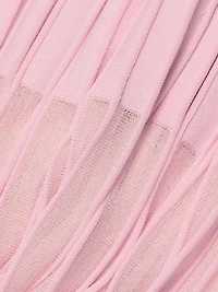 Sheer Knit Cami Dress