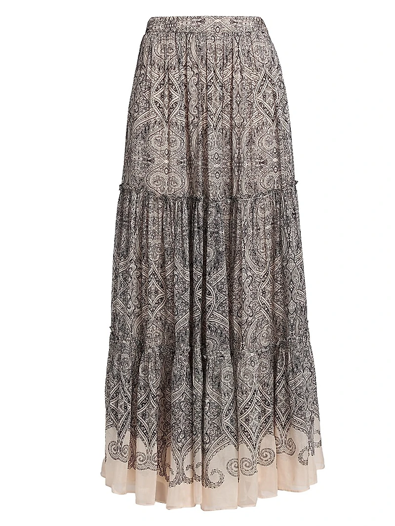 Chavi Tiered Maxi Skirt
